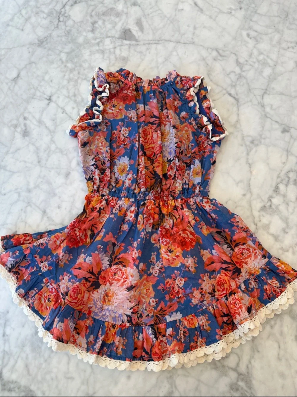 Zimmermann Girls Floral Ruffled Dress 2Y - Picture 5 of 5